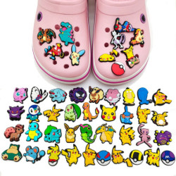 10/20/27/57 buc anime Pokemon Pikachu adidași cataramă Kawaii Charizard Squirtle gaură papuci accesorii decorare cataramă cadour