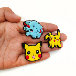 10/20/27/57 buc anime Pokemon Pikachu adidași cataramă Kawaii Charizard Squirtle gaură papuci accesorii decorare cataramă cadour