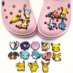 10/20/27/57 buc anime Pokemon Pikachu adidași cataramă Kawaii Charizard Squirtle gaură papuci accesorii decorare cataramă cadour