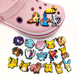 10/20/27/57 buc anime Pokemon Pikachu adidași cataramă Kawaii Charizard Squirtle gaură papuci accesorii decorare cataramă cadour