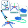 Copii în aer liber rachetă pompă de picior aer presare în aer liber costum de rachetă sărituri aer alimentat lansator de rachete
