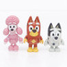 8 buc/set Bluey Bingo anime figurine jucărie figurine articulații mobile acțiune figura model păpuși copii ziua de naștere decor