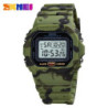 SKMEI 1628 Ceas digital militar pentru bărbați Sport impermeabil rezistent la șocuri Ceasuri de mână pentru bărbați LED Didplay 