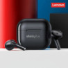 Căști wireless Lenovo LP40 Bluetooth, TWS, control tactil, căști pentru jocuri, apeluri HD cu microfon, alegere nouă 2025