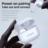 Căști wireless Lenovo LP40 Bluetooth, TWS, control tactil, căști pentru jocuri, apeluri HD cu microfon, alegere nouă 2025