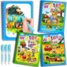 Cărți de colorat pentru copii, carte magică cu apă cu stilou, 2-4 ani, copii, jucării educative de învățare, jucării Montessori 