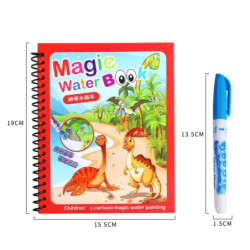 Cărți de colorat pentru copii, carte magică cu apă cu stilou, 2-4 ani, copii, jucării educative de învățare, jucării Montessori 