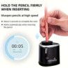 Ascuțitoare electrică, ascuțitoare automată pentru creioane, potrivită pentru creioane (6-8 mm), pentru studenți, școală și biro
