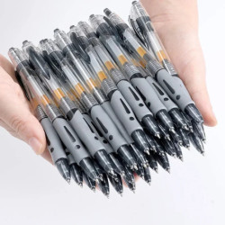 Set de pixuri cu gel retractabile de 13/30 de buc, cilindru cu cerneală negru/roșu/albastru pentru rezerve de scris Accesorii de