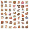 10/30/50PCS drăguț Capybara PVC autocolant estetic pentru copii decorare Scrapbooking Sketchbook coreean papetărie școlară rechi