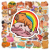 10/30/50PCS drăguț Capybara PVC autocolant estetic pentru copii decorare Scrapbooking Sketchbook coreean papetărie școlară rechi