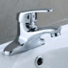Robinet de baie cu două orificii, lavoar cu apă caldă și rece, pentru toaletă, bucătărie, baie, plastic, oțel, mixer de chiuvetă