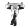 Robinet de baie cu două orificii, lavoar cu apă caldă și rece, pentru toaletă, bucătărie, baie, plastic, oțel, mixer de chiuvetă