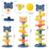 Jucării Montessori pentru bebeluși 0 12 24 36 luni Minge cu rulare pe pistă Push Pop Minge glisante Jucării pentru educație timp