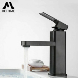 Baterii de baie negre/cromate, baterii mixer cu apă caldă și rece, baterii pentru chiuvetă, baie cu pereți de toaletă, bucătărie