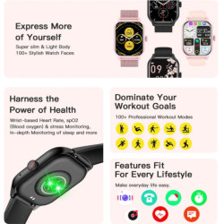 Ceas inteligent LEMFO LT10 2024 Android Cadou Apel Bluetooth Ceas inteligent 2024 cadran tactil Muzică Tracker fitness Ceasuri s
