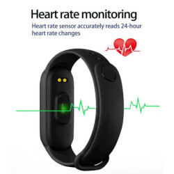 M6 ceas inteligent bărbați femei fitness brățară inteligentă sport bandă ritmului cardiac tensiunii arteriale monitor impermeabi