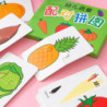 Carte de potrivire pentru copii mici, 32 de bucăți, jucării de puzzle educaționale Montessori timpurii, puzzle de desene animate