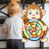 Jocuri educative cu darts, jucărie pentru copii, minge adezivă, darts, sporturi de interior, jocuri Montessori pentru copii de 3