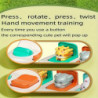 Jucării și cutii de învățare Montessori Pop-up cu animale - Îmbunătățește logica și abilitățile motorii, potrivite pentru cadour