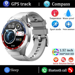 2025Nou pentru Android și iOS Smart Watch bărbați ecran AMOLED GPS traiectorie mișcare ritm cardiac Bluetooth apeluri SmartWatch
