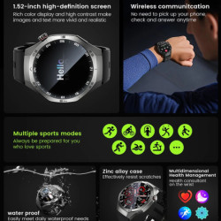 2025Nou pentru Android și iOS Smart Watch bărbați ecran AMOLED GPS traiectorie mișcare ritm cardiac Bluetooth apeluri SmartWatch