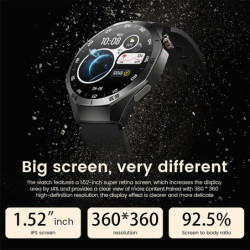 2025Nou pentru Android și iOS Smart Watch bărbați ecran AMOLED GPS traiectorie mișcare ritm cardiac Bluetooth apeluri SmartWatch