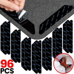 96/8 buc covor anti-alunecare autocolant reutilizabil lavabil anti-ondulare covor patch fixe autocolante podea covor mat bandă d
