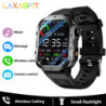 LAXASFIT Ceas inteligent pentru sporturi în aer liber 2,01 inch Ecran HD Lanternă LED Bluetooth Vorbire Ceas inteligent pentru b