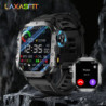 LAXASFIT Ceas inteligent pentru sporturi în aer liber 2,01 inch Ecran HD Lanternă LED Bluetooth Vorbire Ceas inteligent pentru b
