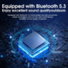 Difuzor Bluetooth magnetic pentru exterior, difuzor stereo portabil fără fir, mini difuzor stereo de călătorie, cu lumină colora