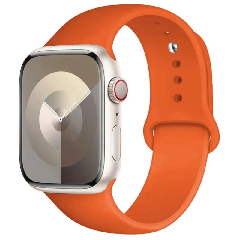 Banda din silicon pentru curea Apple Watch 44mm 45mm 40mm 41mm 42-38mm 45mm bratara sport iwatch seria 8 7 6 5 4 3 SE 9 Ultra 2 