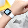 Banda din silicon pentru curea Apple Watch 44mm 45mm 40mm 41mm 42-38mm 45mm bratara sport iwatch seria 8 7 6 5 4 3 SE 9 Ultra 2 