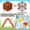 192PCS blocuri magnetice de construcție mină magnet lume set jucării STEM Montessori stivuire cuburi set de construcții cadou de