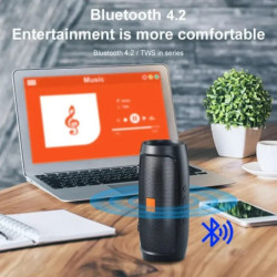 Difuzor Bluetooth USB TF, difuzor dual stereo în aer liber, redare FM voce difuzare subwoofer portabil wireless