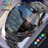 2024 Ceas inteligent Bluetooth pentru bărbați, afișaj HD 360 * 360, ritm cardiac, monitor de fitness, ECG + PPG, ceasuri intelig