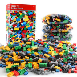 1000 de blocuri de construcție creative DIY set în vrac Blocuri de construcție clasice urbane Asamblate cadou de zi de naștere j