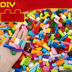 1000 de blocuri de construcție creative DIY set în vrac Blocuri de construcție clasice urbane Asamblate cadou de zi de naștere j
