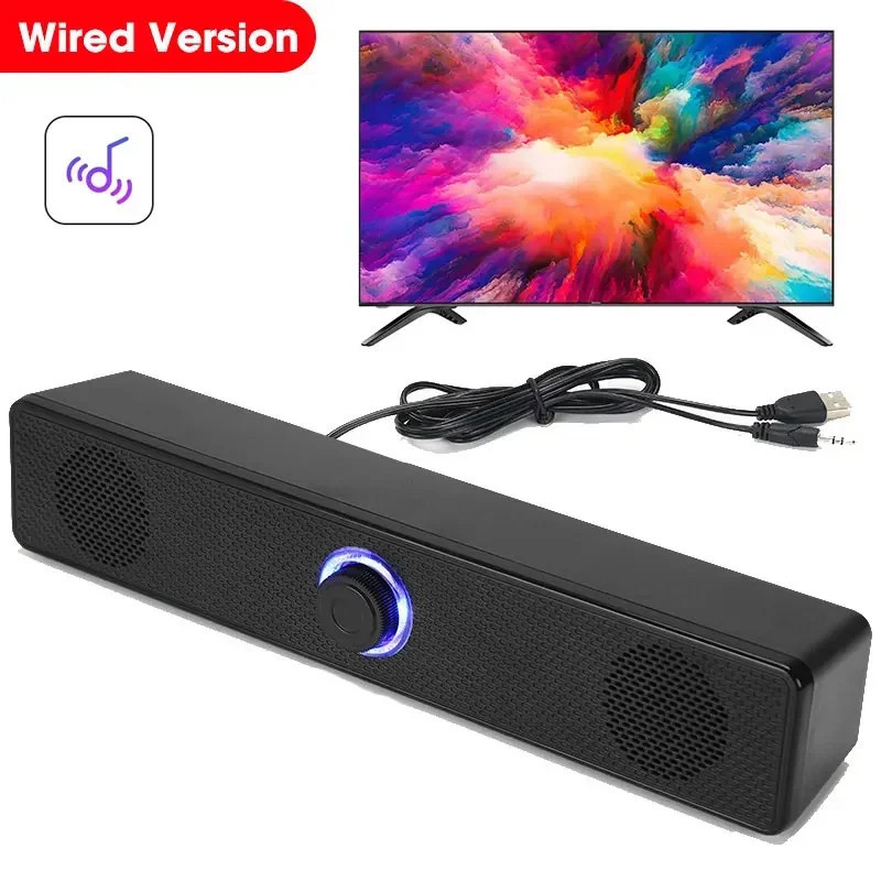 Difuzor Bluetooth 4D Surround, sistem audio Home Theater, soundbar pentru computer, pentru TV, subwoofer, stereo cu fir, bas put
