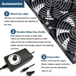 120 mm 3000 RPM ventilator de răcire cu controler 12 cm 12 V 220 V BTC șasiu mașină stație de lucru cabinet radiator server vent