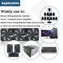 120 mm 3000 RPM ventilator de răcire cu controler 12 cm 12 V 220 V BTC șasiu mașină stație de lucru cabinet radiator server vent