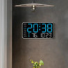 Ceas de perete digital mare, cu afișaj temperatură, dată, săptămână, telecomandă, ceas de masă alimentat prin USB, montat pe per