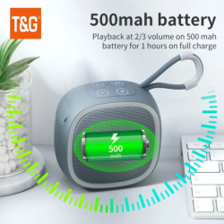 TG659 Mini difuzor Bluetooth wireless puternic TWS Bluetooth 5.3 cutie de sunet HIFI difuzor suport card TF radio