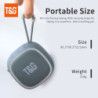 TG659 Mini difuzor Bluetooth wireless puternic TWS Bluetooth 5.3 cutie de sunet HIFI difuzor suport card TF radio