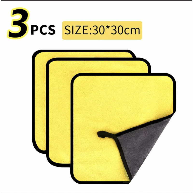 3/5/10 buc prosop din microfibră pentru spălătorie auto 30 * 30CM / 30 * 60cm, lavetă de curățare auto, lavetă de uscare, lavetă
