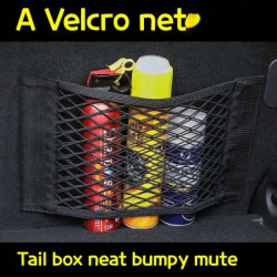 Plasă de depozitare pentru bagaje auto, plasă de depozitare cu velcro dublu elastică, plasă de depozitare pentru mașini, plasă a