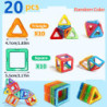 Blocuri de construcție magnetice Magneți DIY Jucării Jucării STEM de dimensiuni medii Jucării de construcție Jucării educative p