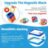 Blocuri de construcție magnetice Magneți DIY Jucării Jucării STEM de dimensiuni medii Jucării de construcție Jucării educative p