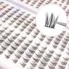 Vânzări fierbinți Div Makeup 384 buc. Gene clustere carte de gene 32 rânduri extensii de gene false pentru frumusețe