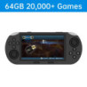 SF3000 portabil mini player de jocuri portabil cu ecran IPS de 4,5 inch, consolă de jocuri video retro, încorporată, peste 20000